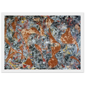 NUMBER 7 OUT OF THE WEB 1949 Framed Poster | Jackson Pollock Framed Prints Wall Art | Jackson Pollock Store