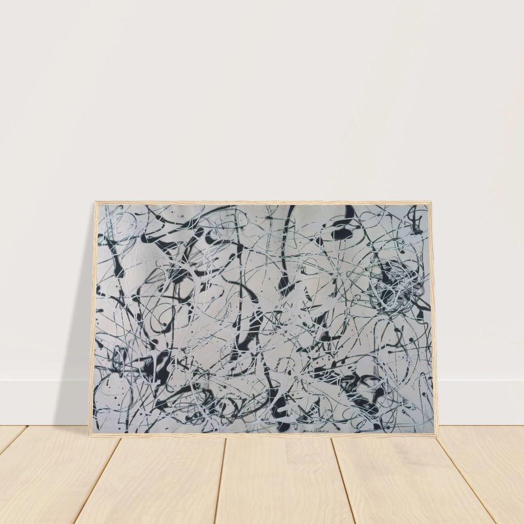 NUMBER 23 Framed Poster | Jackson Pollock Framed Prints Wall Art | Jackson Pollock Store