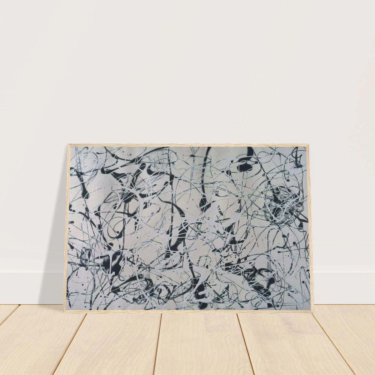 NUMBER 23 Framed Poster | Jackson Pollock Framed Prints Wall Art | Jackson Pollock Store