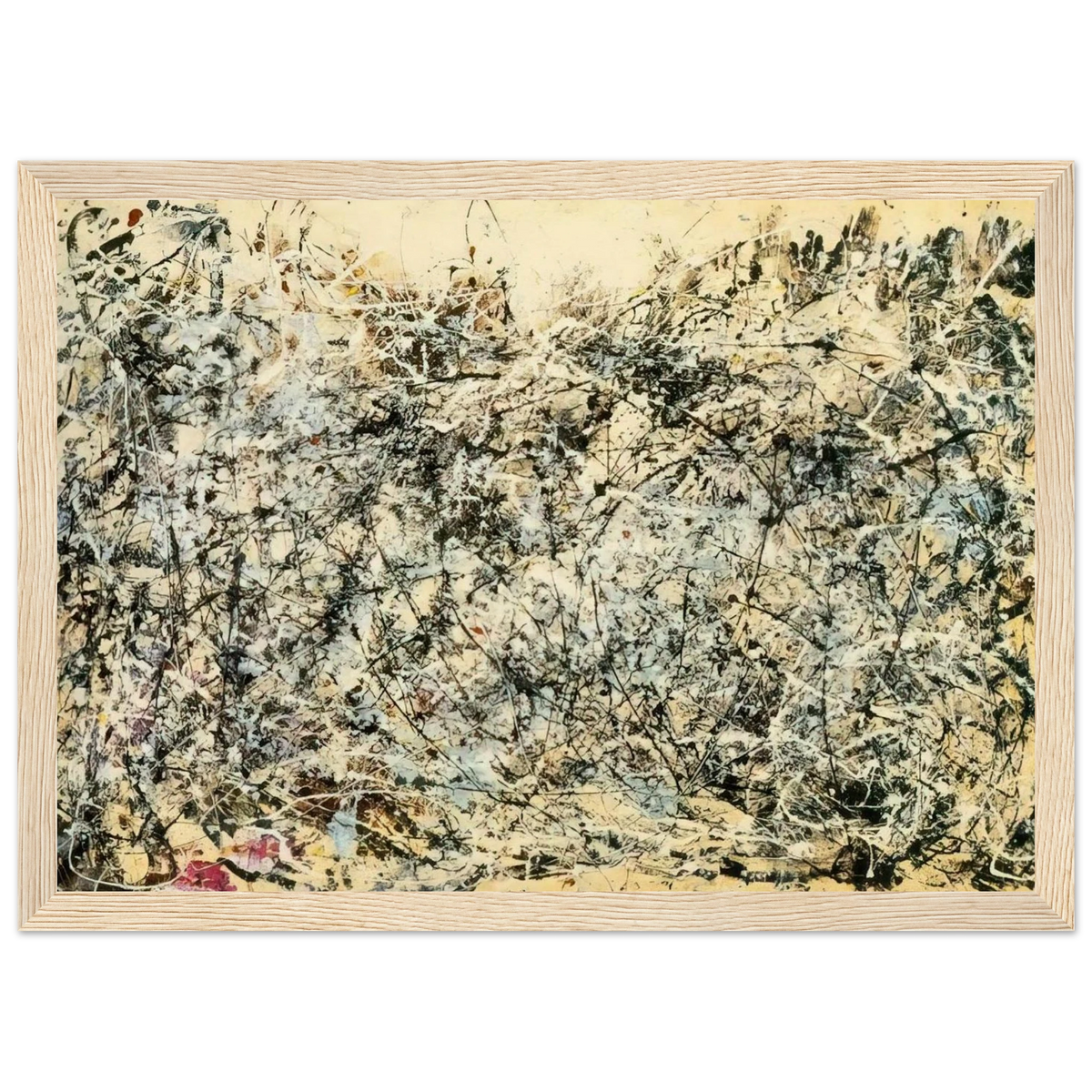 NO 1 1948 Framed Poster | Jackson Pollock Framed Prints Wall Art | Jackson Pollock Store