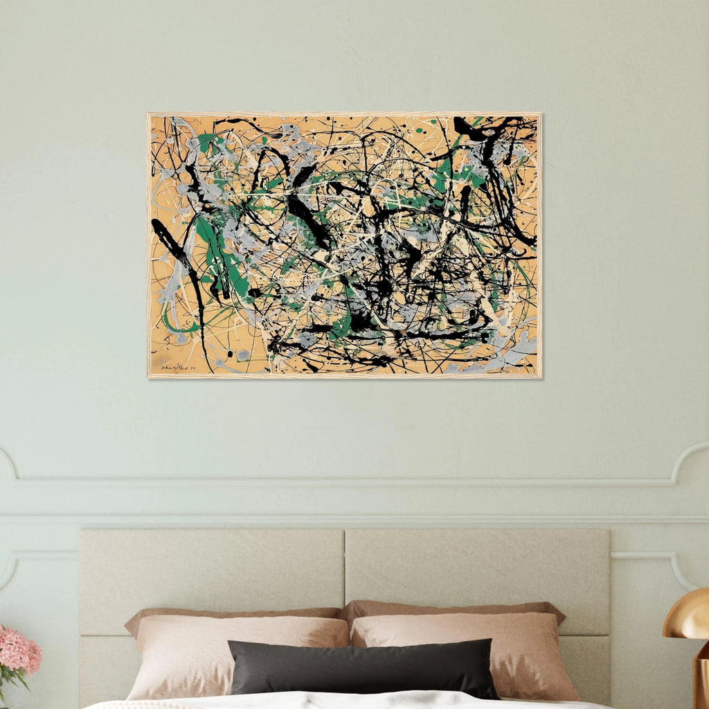 NUMBER 17 1949 Framed Poster | Jackson Pollock Framed Prints Wall Art | Jackson Pollock Store