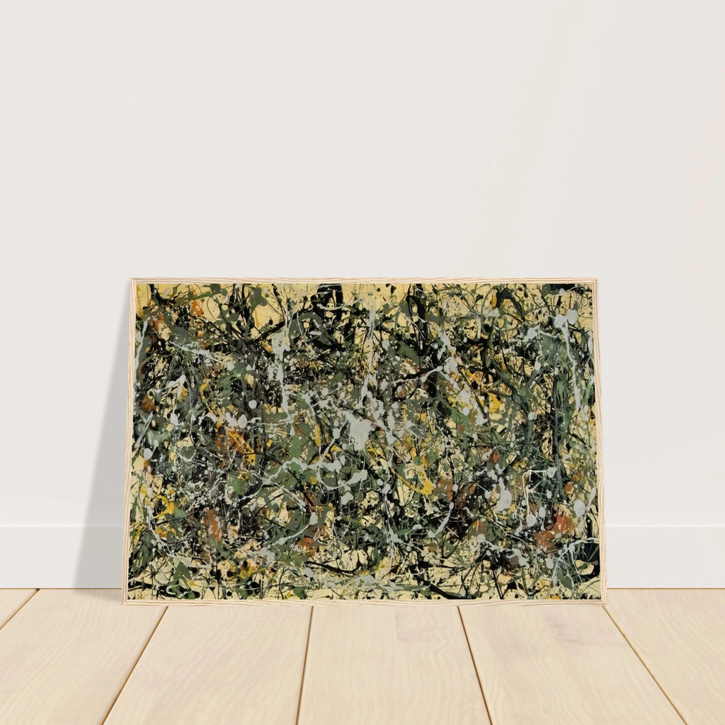 NUMBER 8 1949 Framed Poster | Jackson Pollock Framed Prints Wall Art | Jackson Pollock Store