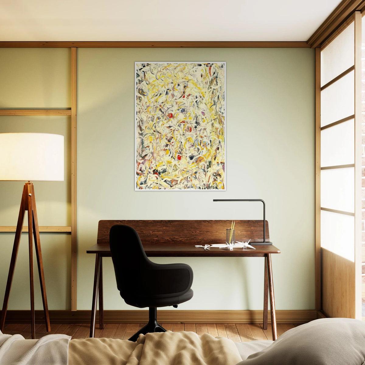 SHIMMERING SUBSTANCE 1946 1 Framed Poster | Jackson Pollock Framed Prints Wall Art | Jackson Pollock Store
