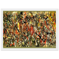 NUMBER 25 Framed Poster | Jackson Pollock Framed Prints Wall Art | Jackson Pollock Store