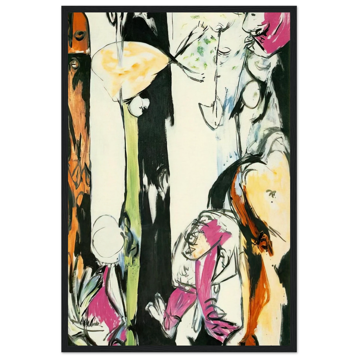 EASTER AND THE TOTEM Framed Poster | Jackson Pollock Framed Prints Wall Art | Jackson Pollock Store