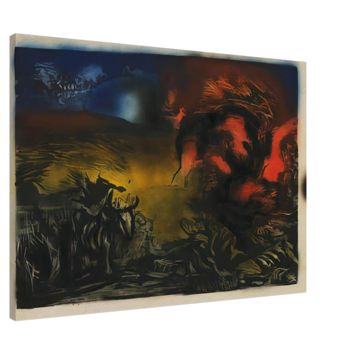 LANDSCAPE WITH STEER 1937 Canvas | Jackson Pollock Canvas | Jackson Pollock Store