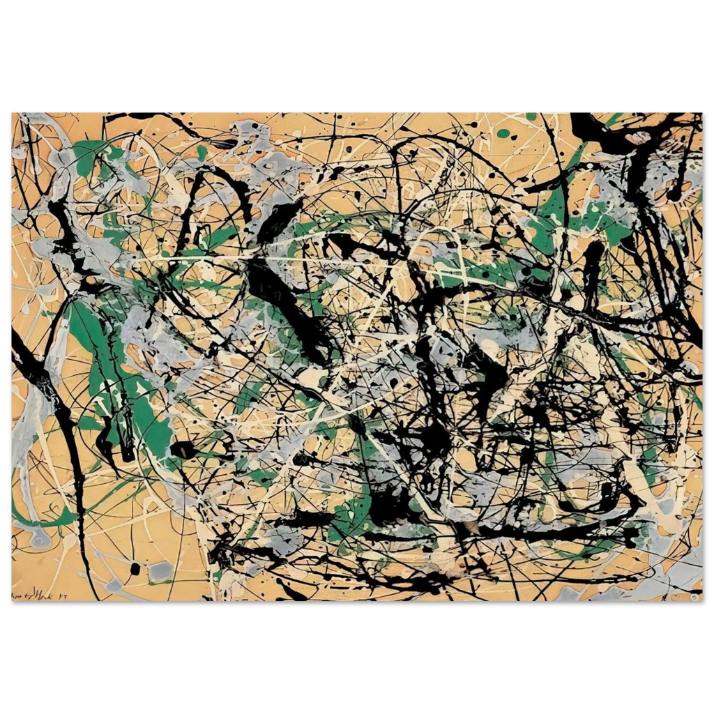 NUMBER 17 1949 Poster | Jackson Pollock Poster | Jackson Pollock Store