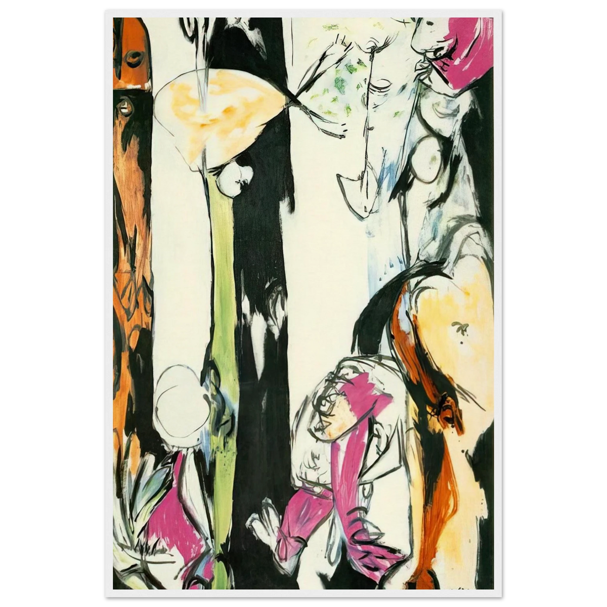 EASTER AND THE TOTEM Framed Poster | Jackson Pollock Framed Prints Wall Art | Jackson Pollock Store