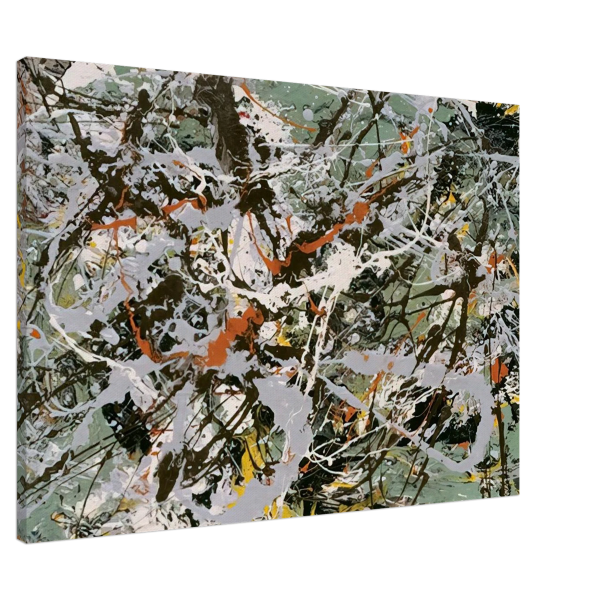 UNTITLED GREEN SILVER 1949 Canvas | Jackson Pollock Canvas | Jackson Pollock Store