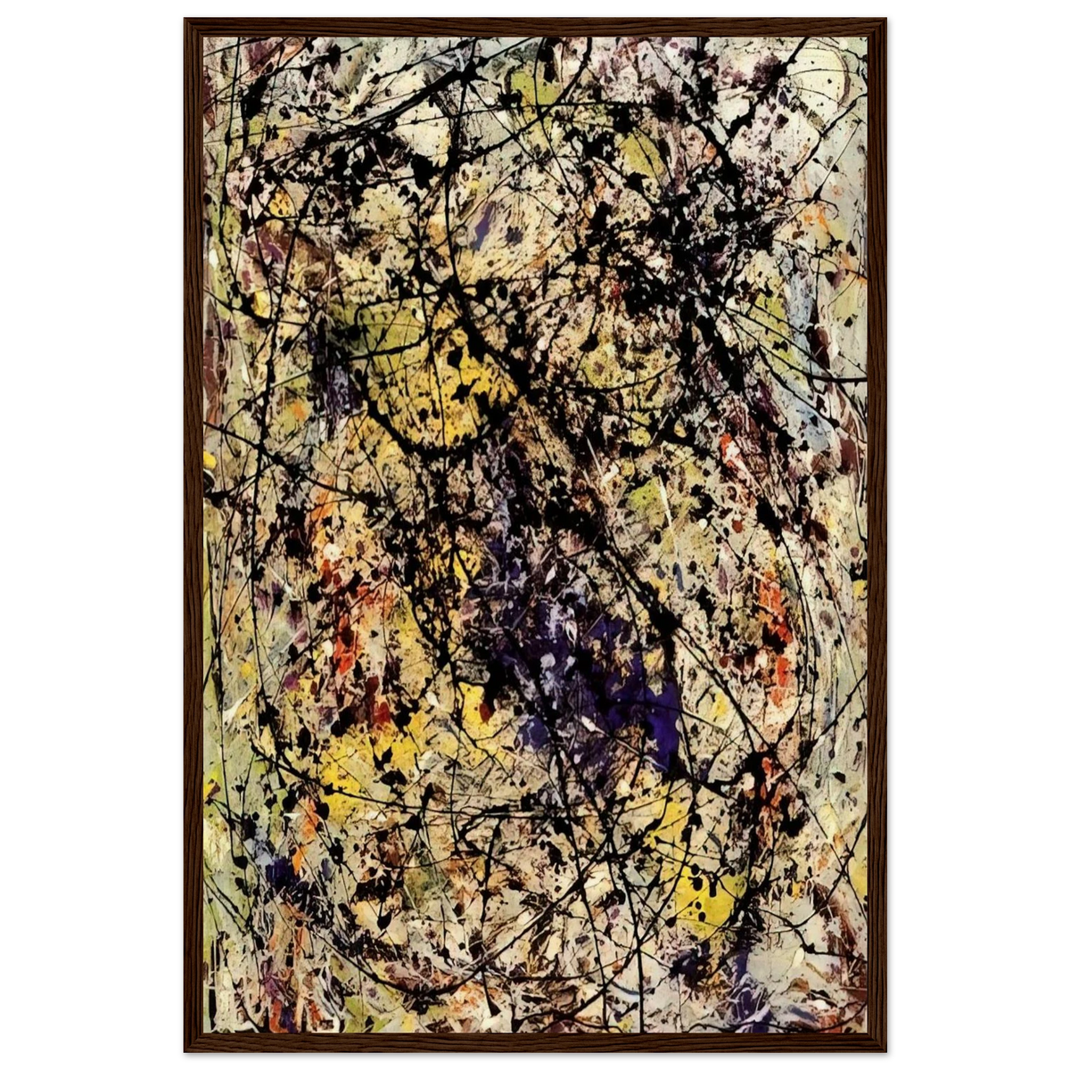 REFLECTIONS OF THE BIG DIPPER 1947 Framed Poster | Jackson Pollock Framed Prints Wall Art | Jackson Pollock Store