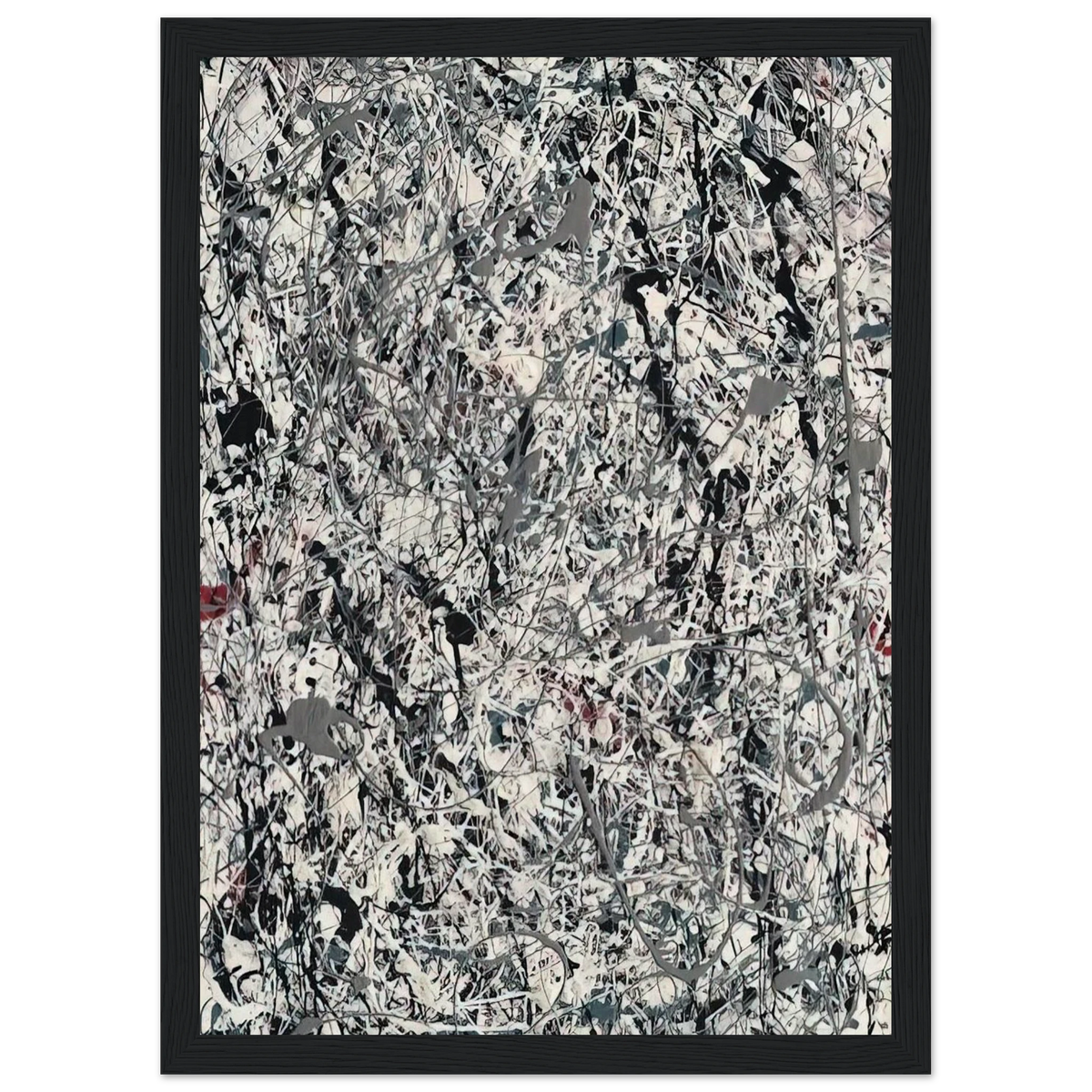 NUMBER 19 1948 Framed Poster | Jackson Pollock Framed Prints Wall Art | Jackson Pollock Store