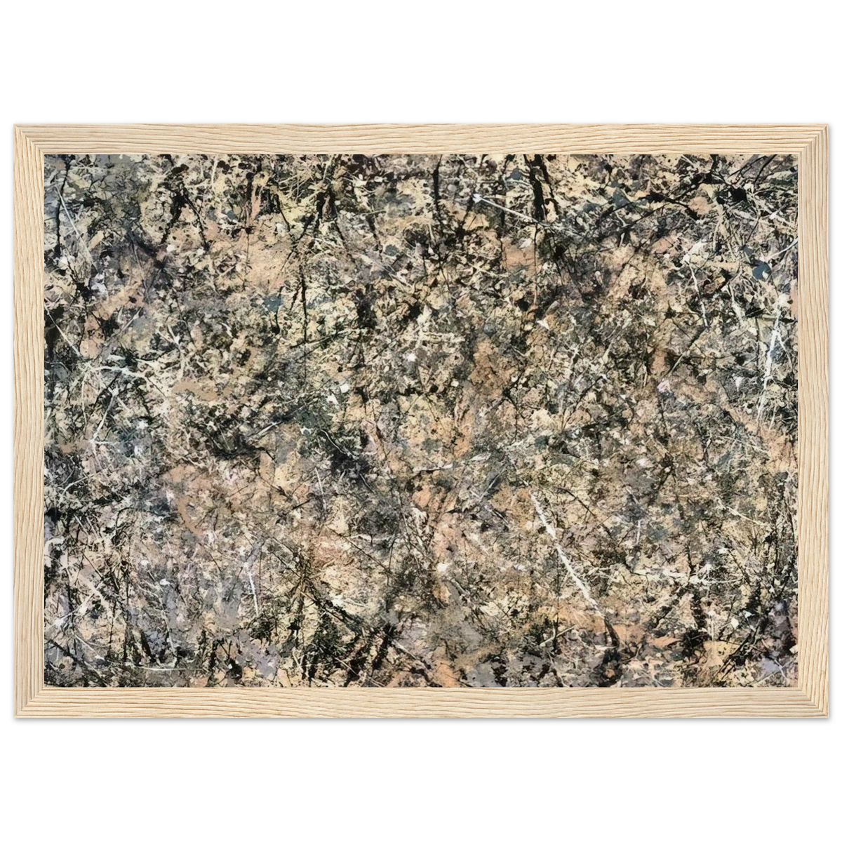 NUMBER 1 LAVENDER MIST 1950 1 Framed Poster | Jackson Pollock Framed Prints Wall Art | Jackson Pollock Store