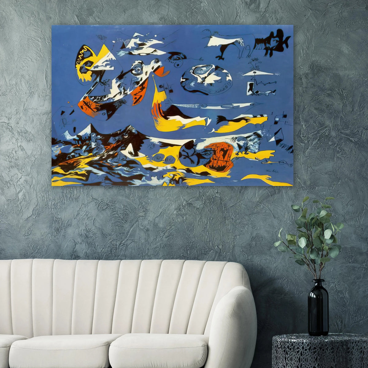 BLUE MOBY DICK Poster | Jackson Pollock Poster | Jackson Pollock Store