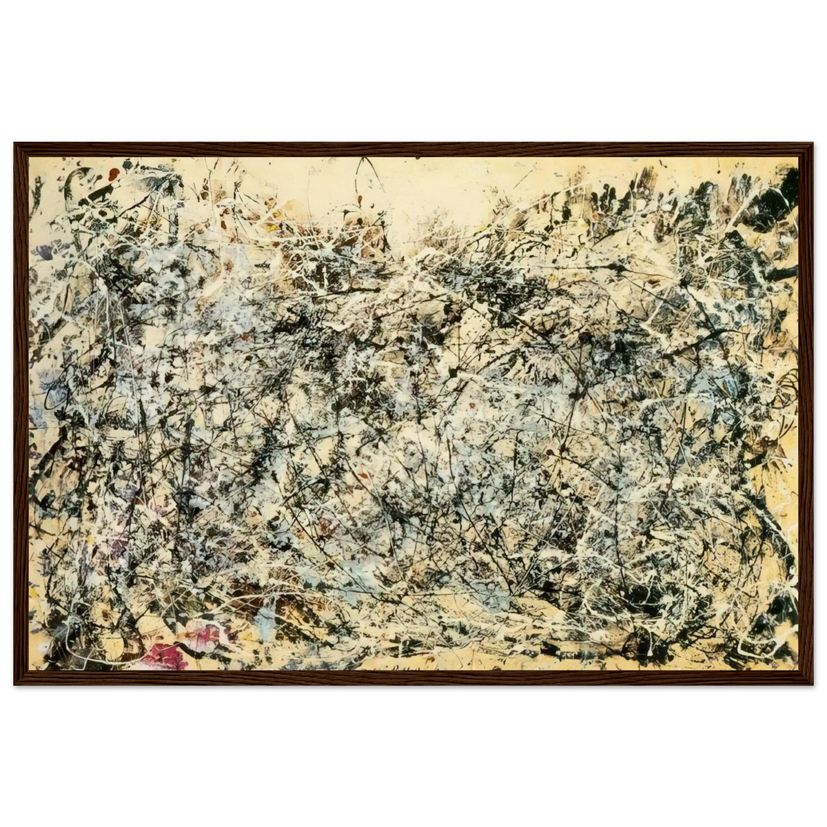 NO 1 1948 Framed Poster | Jackson Pollock Framed Prints Wall Art | Jackson Pollock Store