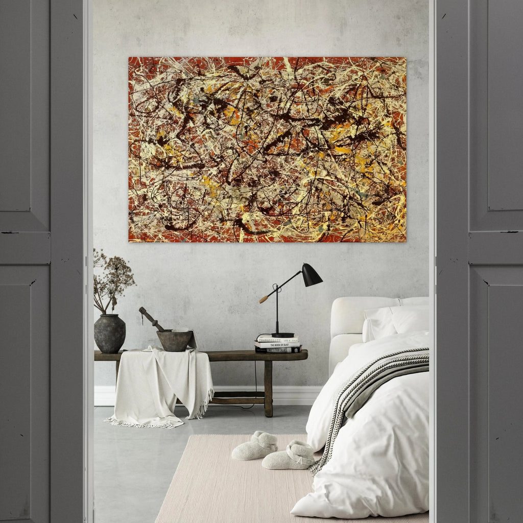 MURAL ON INDIAN RED GROUND 1950 Poster | Jackson Pollock Poster | Jackson Pollock Store