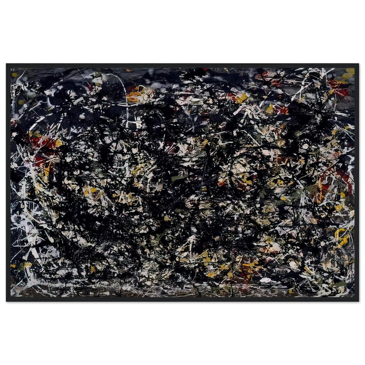 NUMBER 6 1949 Framed Poster | Jackson Pollock Framed Prints Wall Art | Jackson Pollock Store