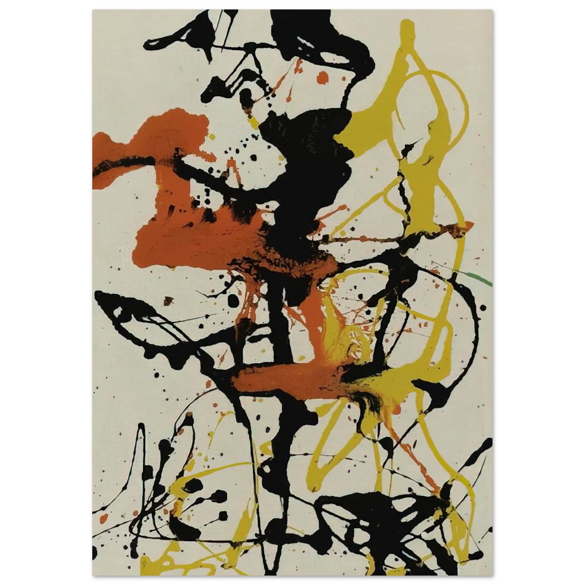 NUMBER 26 1949 Poster | Jackson Pollock Poster | Jackson Pollock Store