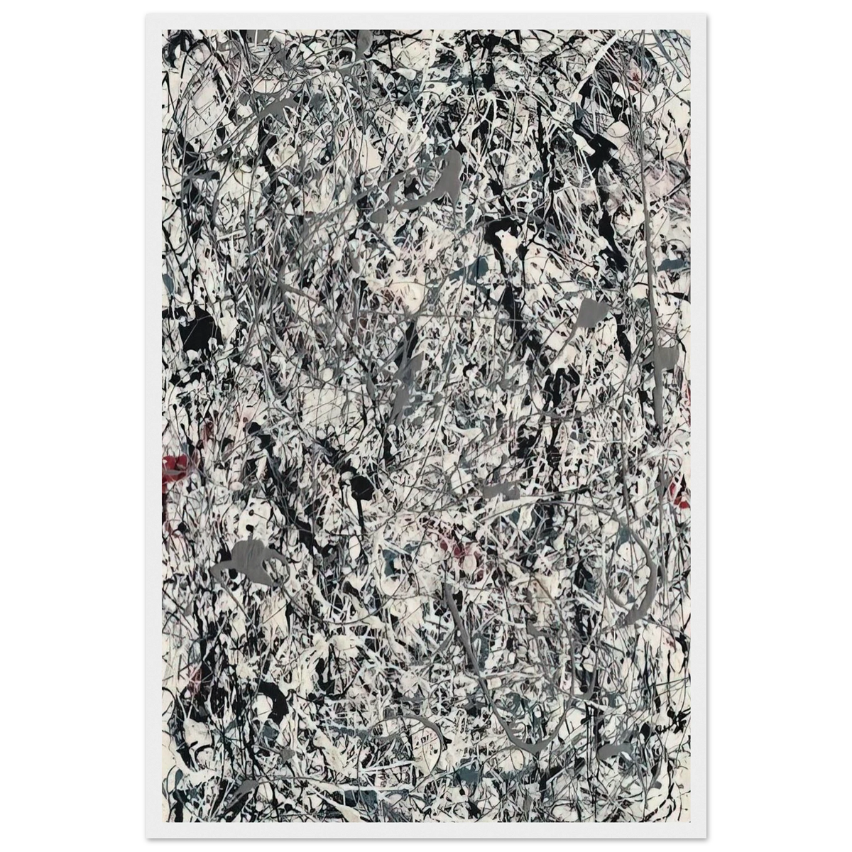 NUMBER 19 1948 Framed Poster | Jackson Pollock Framed Prints Wall Art | Jackson Pollock Store
