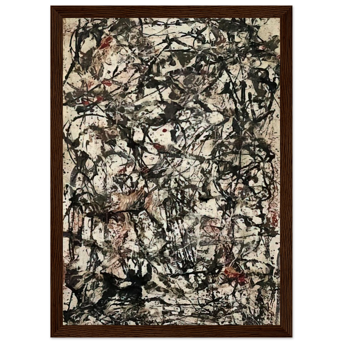 ENCHANTED FOREST 1947 Framed Poster | Jackson Pollock Framed Prints Wall Art | Jackson Pollock Store