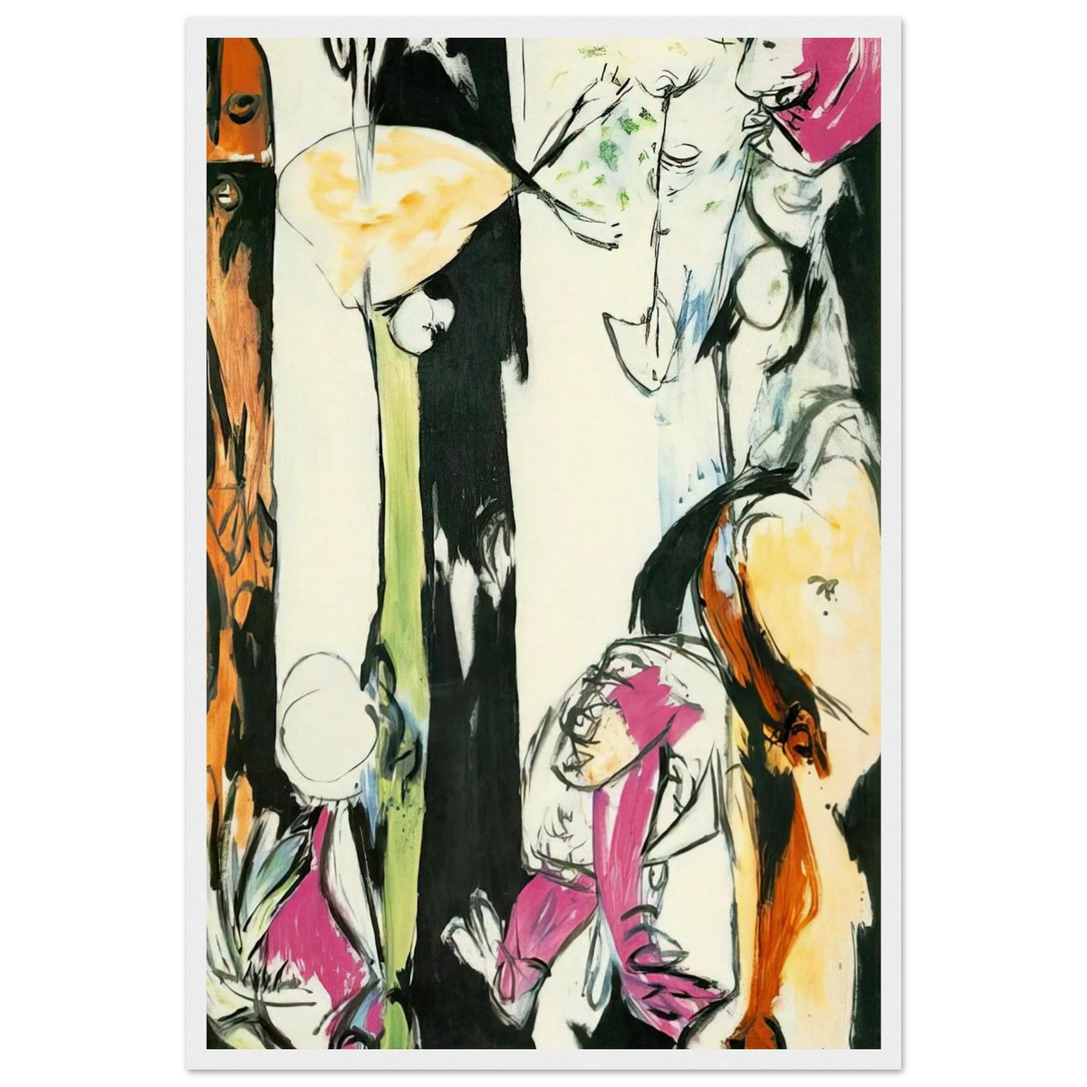 EASTER AND THE TOTEM Framed Poster | Jackson Pollock Framed Prints Wall Art | Jackson Pollock Store