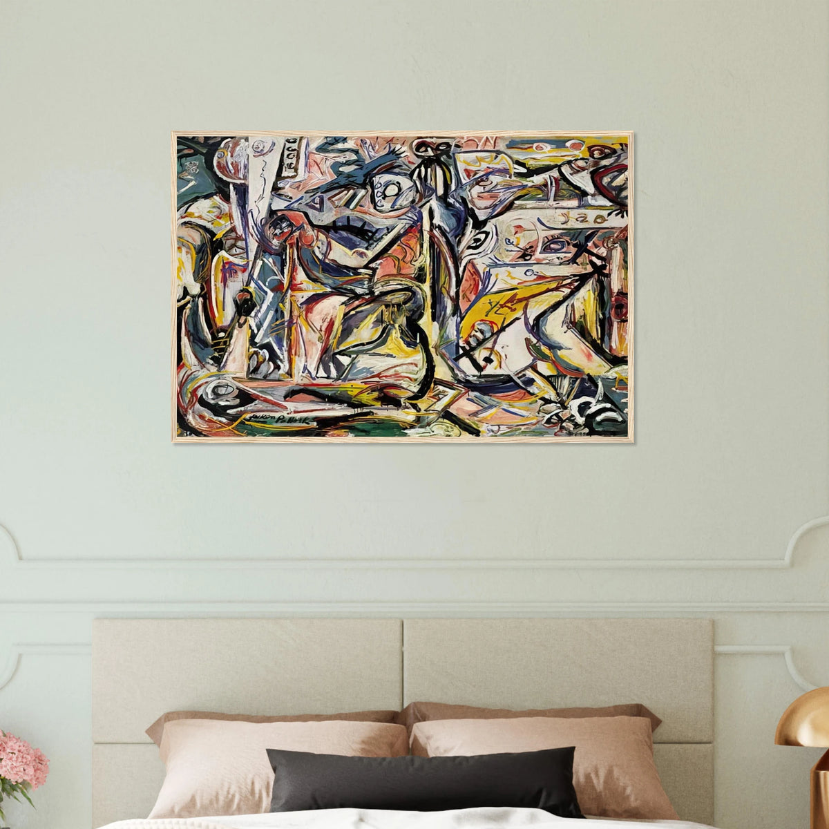 CIRCUMCISION JANUARY 1946 1 Framed Poster | Jackson Pollock Framed Prints Wall Art | Jackson Pollock Store