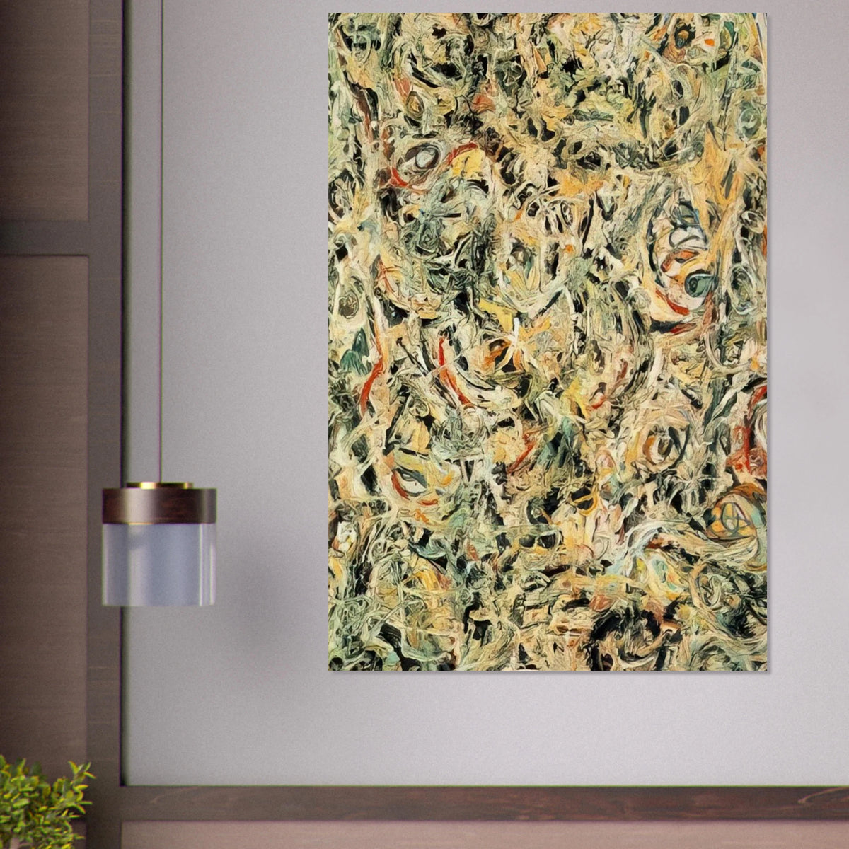 EYES IN THE HEAT 1946 Poster | Jackson Pollock Poster | Jackson Pollock Store