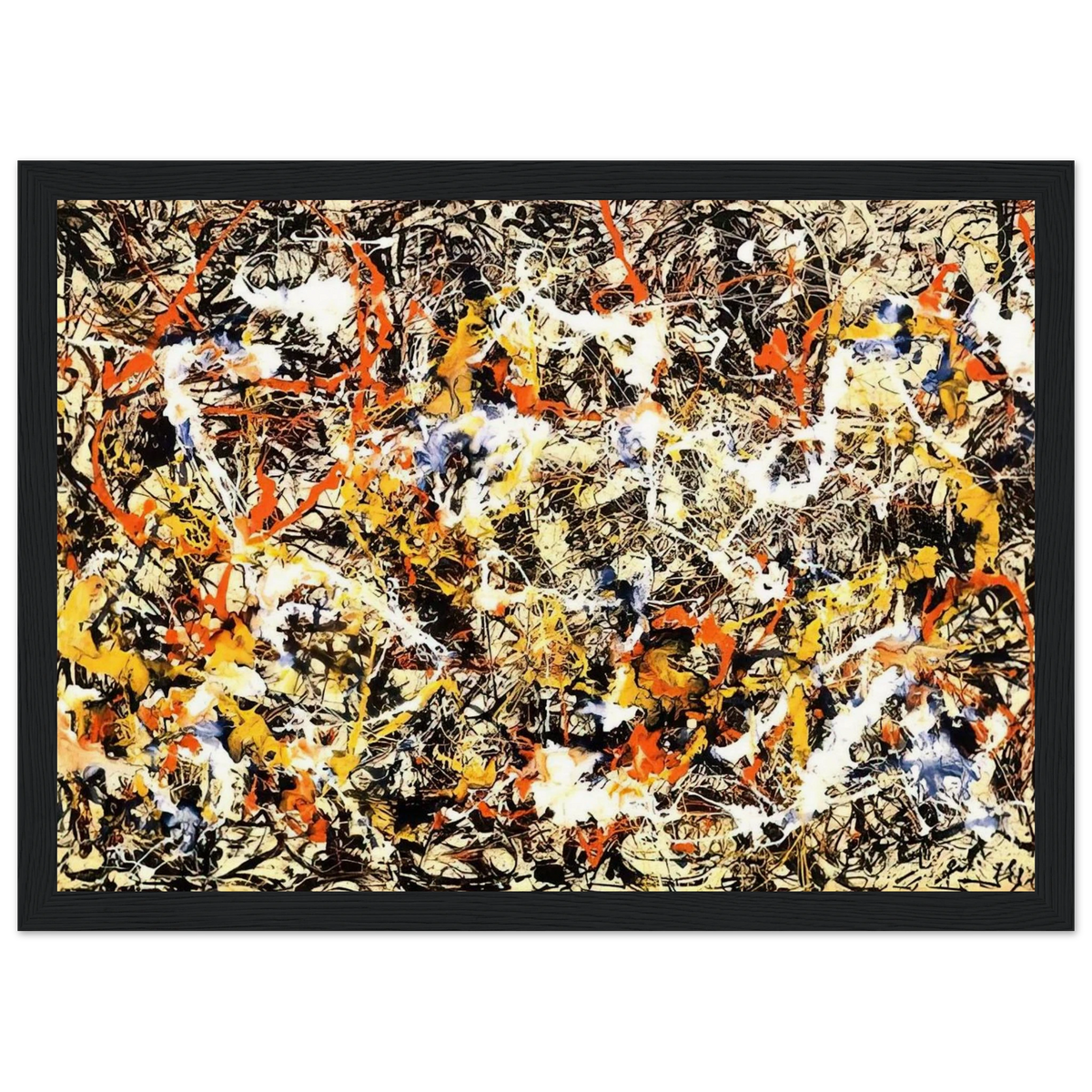 CONVERGENCE 1952 Framed Poster | Jackson Pollock Framed Prints Wall Art | Jackson Pollock Store