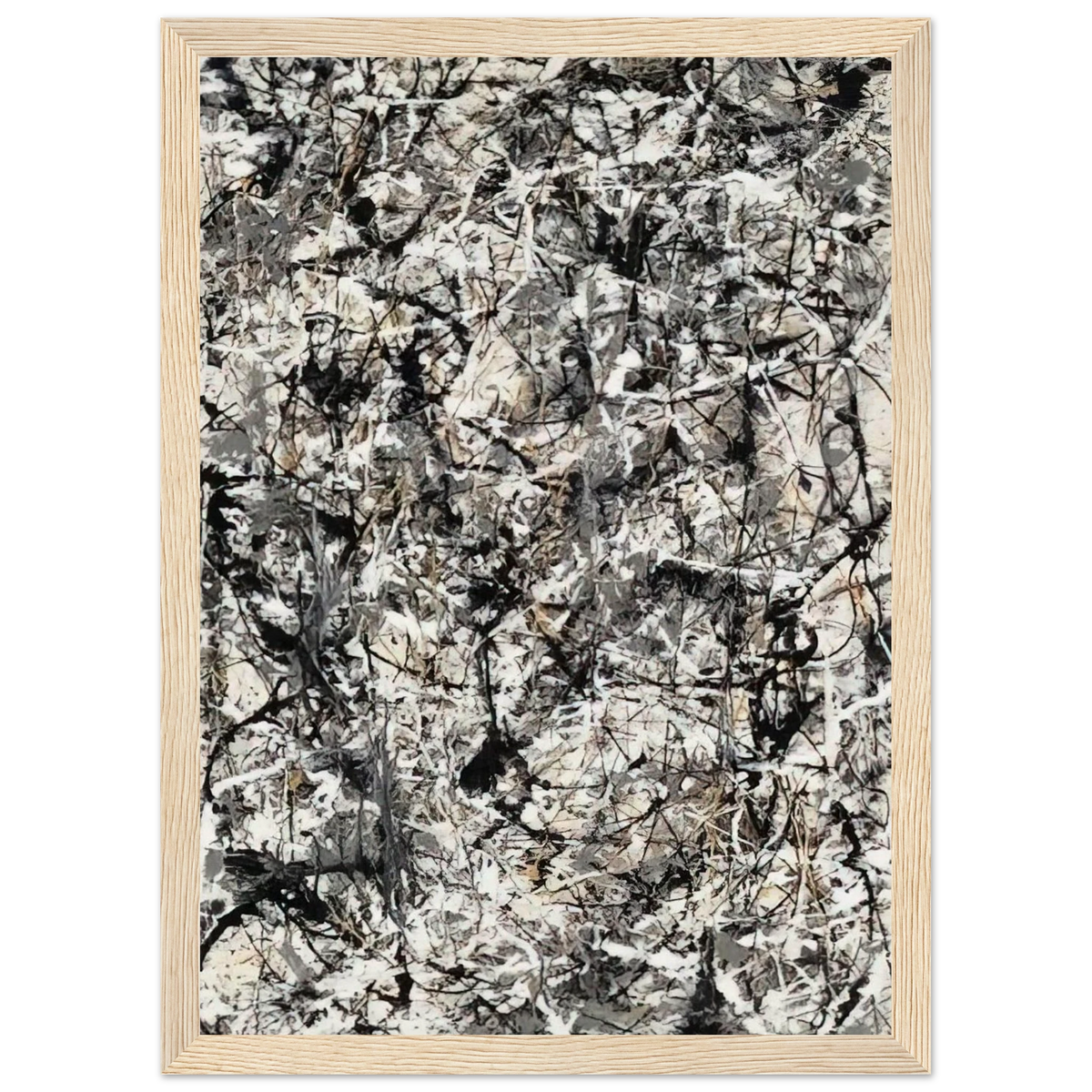 CATHEDRAL 1947 Framed Poster | Jackson Pollock Framed Prints Wall Art | Jackson Pollock Store