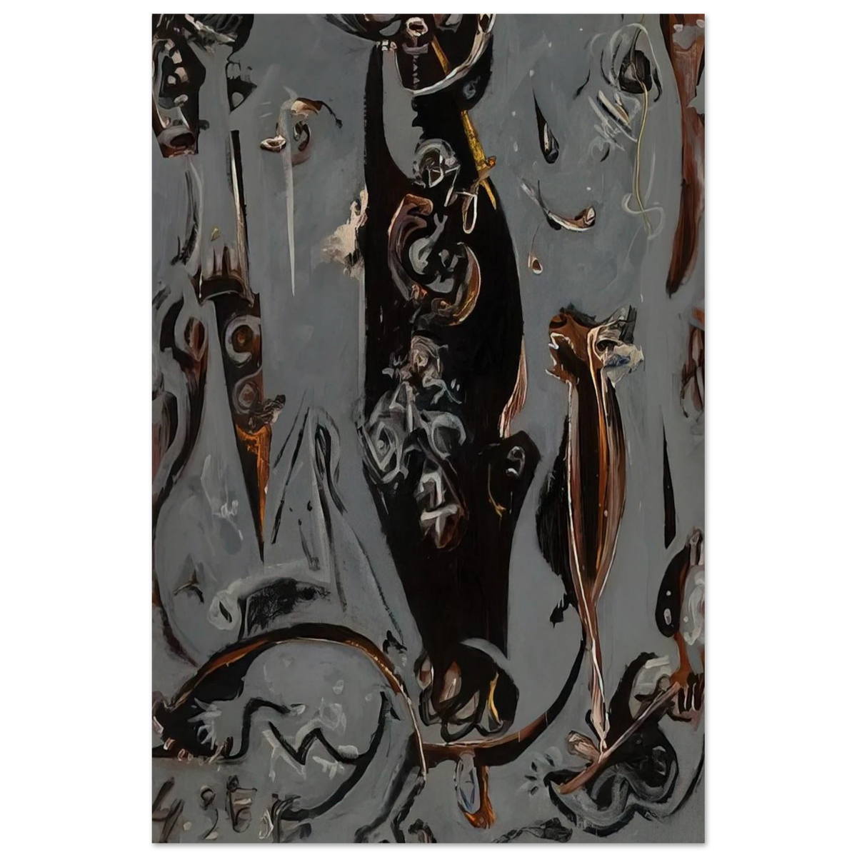 TOTEM LESSON 2 1945 Poster | Jackson Pollock Poster | Jackson Pollock Store