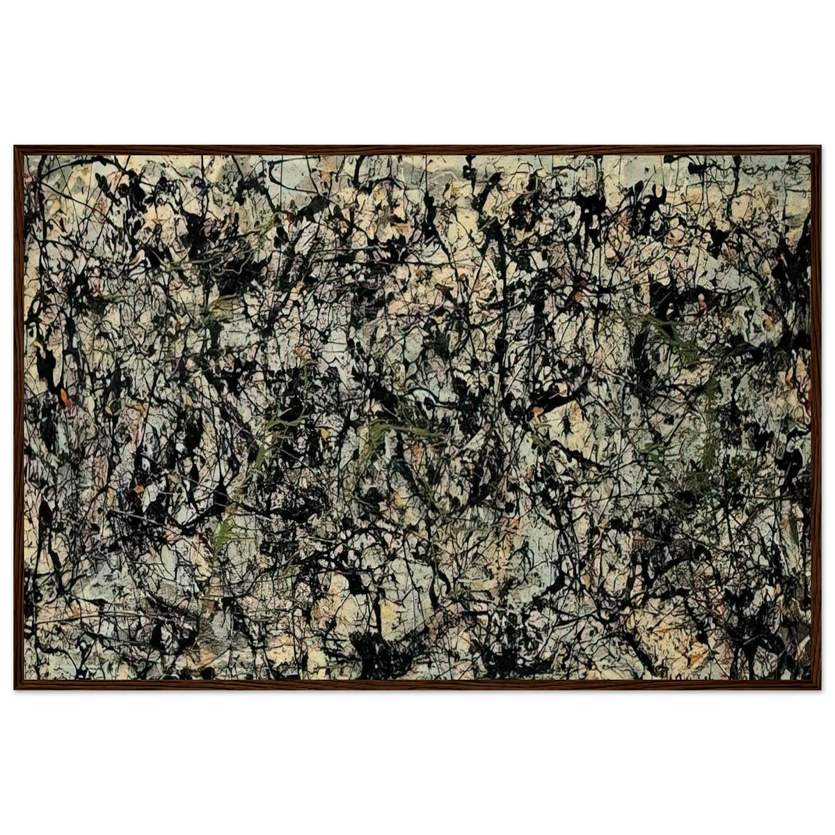 LUCIFER 1947 Framed Poster | Jackson Pollock Framed Prints Wall Art | Jackson Pollock Store
