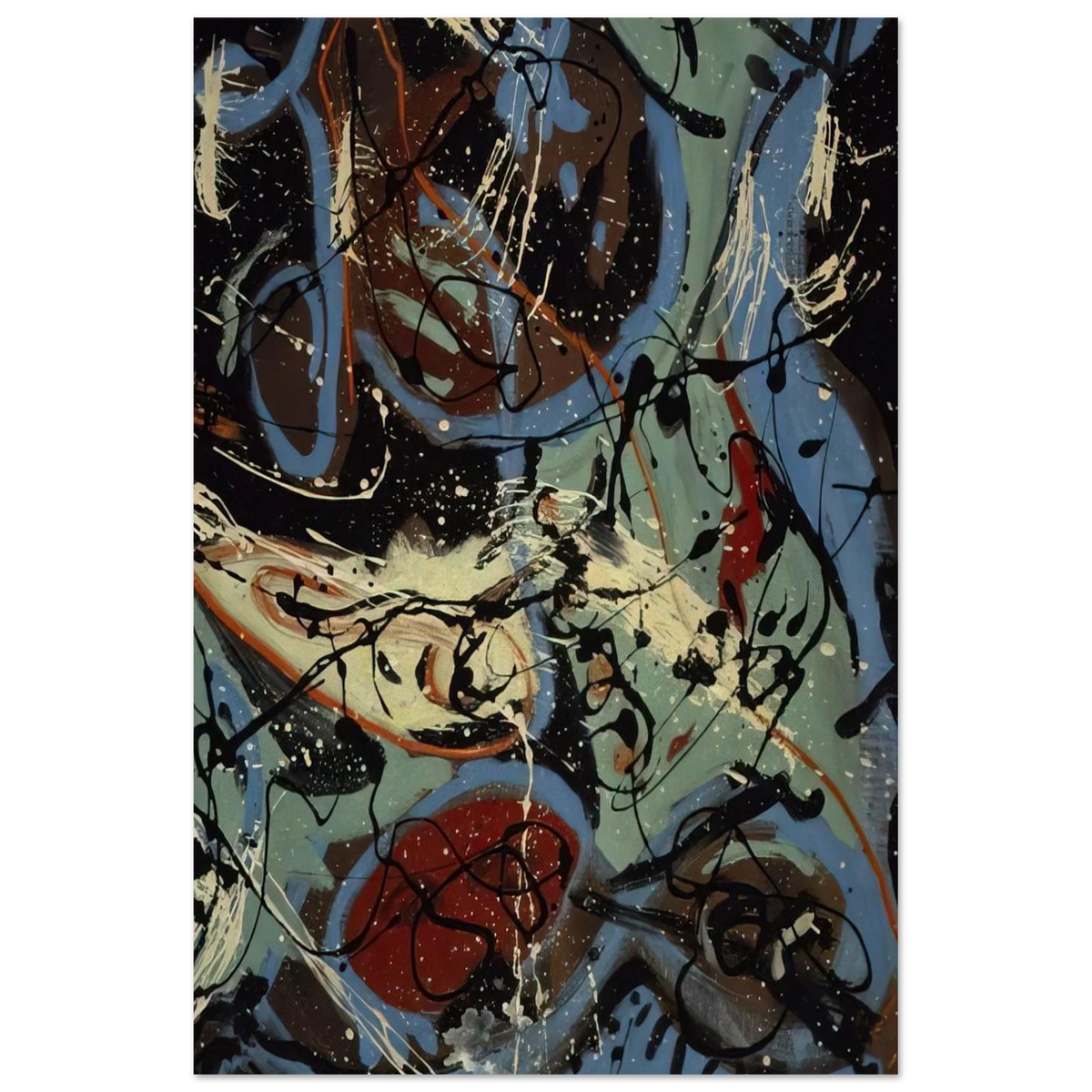 COMPOSITION WITH POURING II Poster | Jackson Pollock Poster | Jackson Pollock Store
