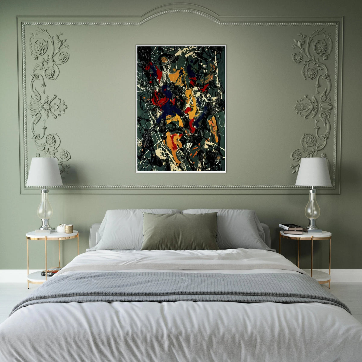 NUMBER 3 1948 Framed Poster | Jackson Pollock Framed Prints Wall Art | Jackson Pollock Store