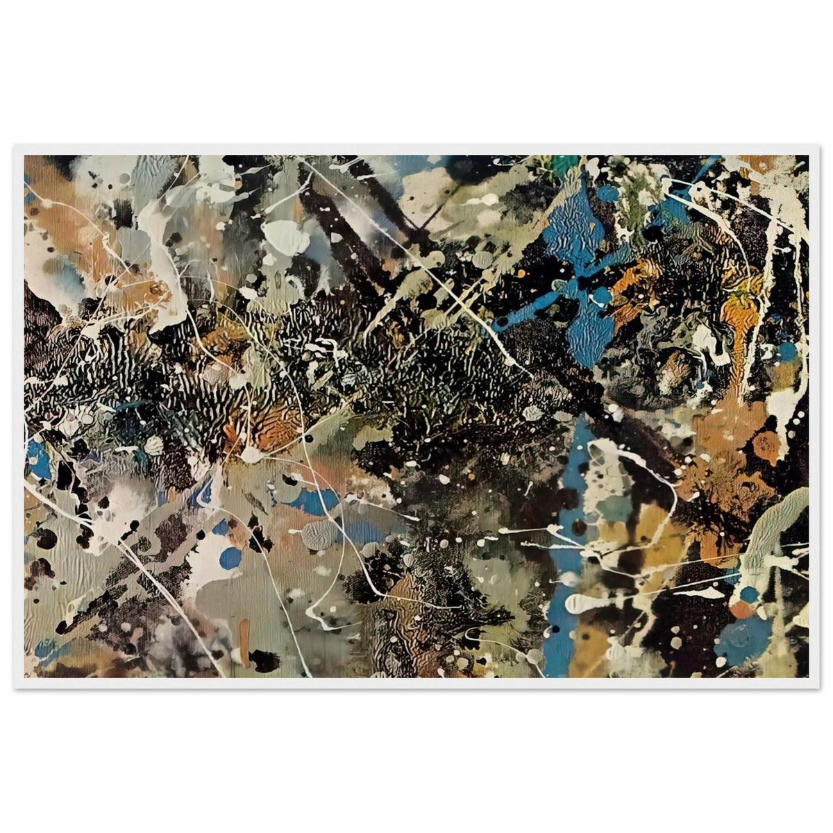 NOT_DETECTED_185248 Framed Poster | Jackson Pollock Framed Prints Wall Art | Jackson Pollock Store
