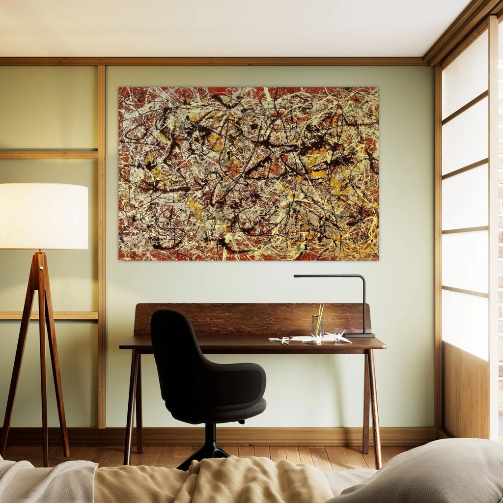 MURAL ON INDIAN RED GROUND 1950 Poster | Jackson Pollock Poster | Jackson Pollock Store