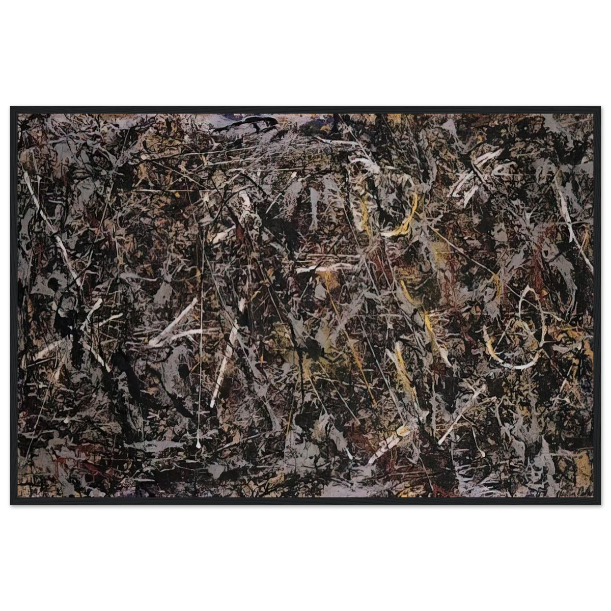 ALCHEMY 1947 Framed Poster | Jackson Pollock Framed Prints Wall Art | Jackson Pollock Store