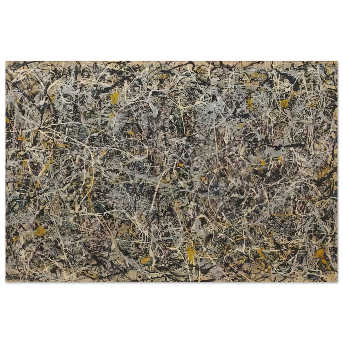 NUMBER 1 Poster | Jackson Pollock Poster | Jackson Pollock Store