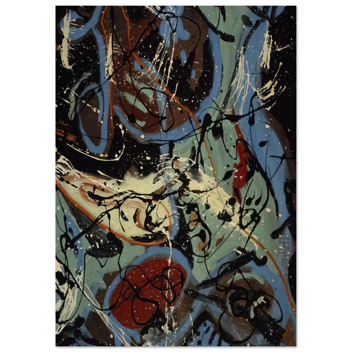 COMPOSITION WITH POURING II Poster | Jackson Pollock Poster | Jackson Pollock Store