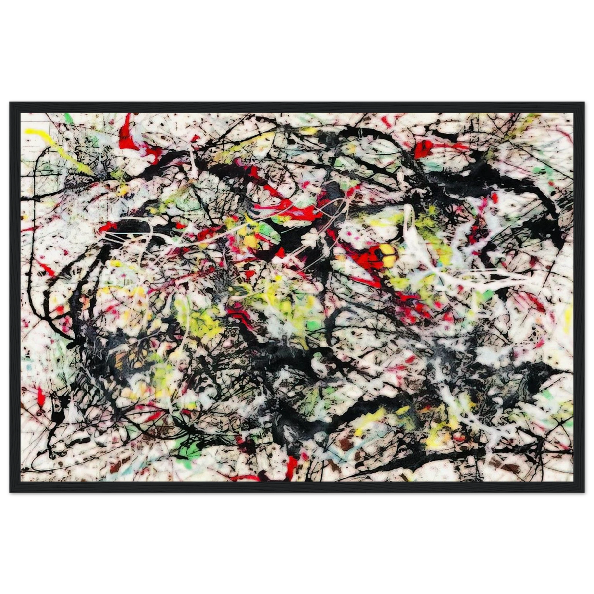 NUMBER 48 1949 Framed Poster | Jackson Pollock Framed Prints Wall Art | Jackson Pollock Store