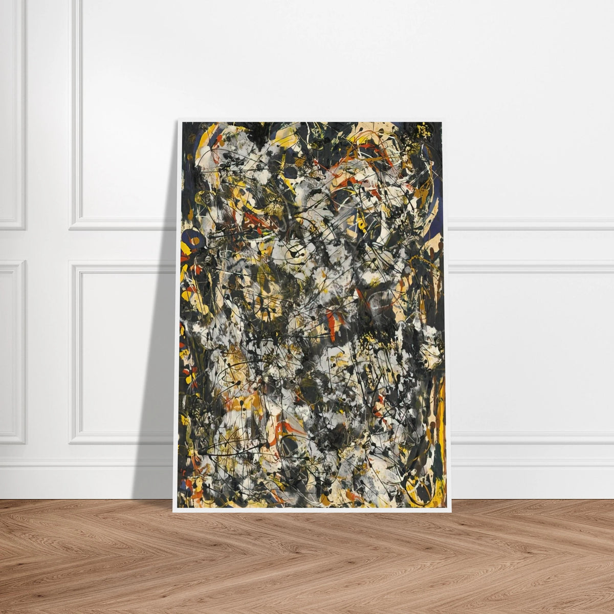 NUMBER 4 1951 Framed Poster | Jackson Pollock Framed Prints Wall Art | Jackson Pollock Store