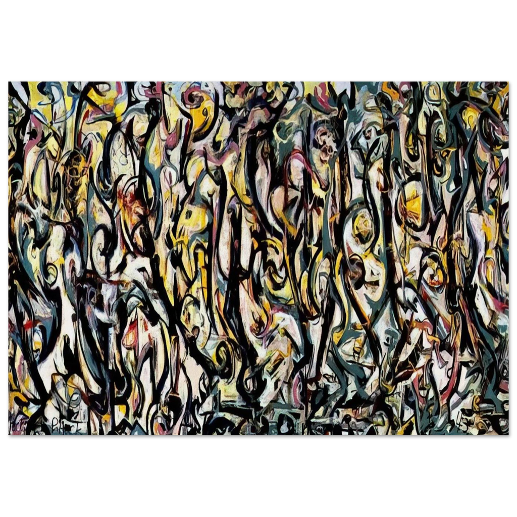 MURAL 1943 1 Poster | Jackson Pollock Poster | Jackson Pollock Store