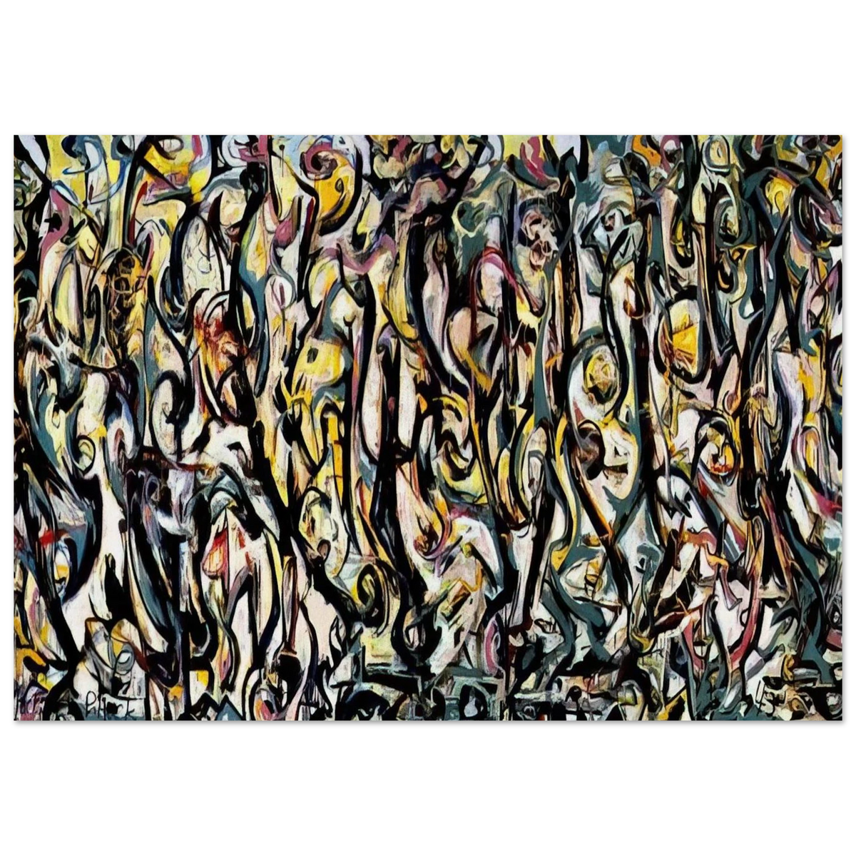 MURAL 1943 1 Poster | Jackson Pollock Poster | Jackson Pollock Store