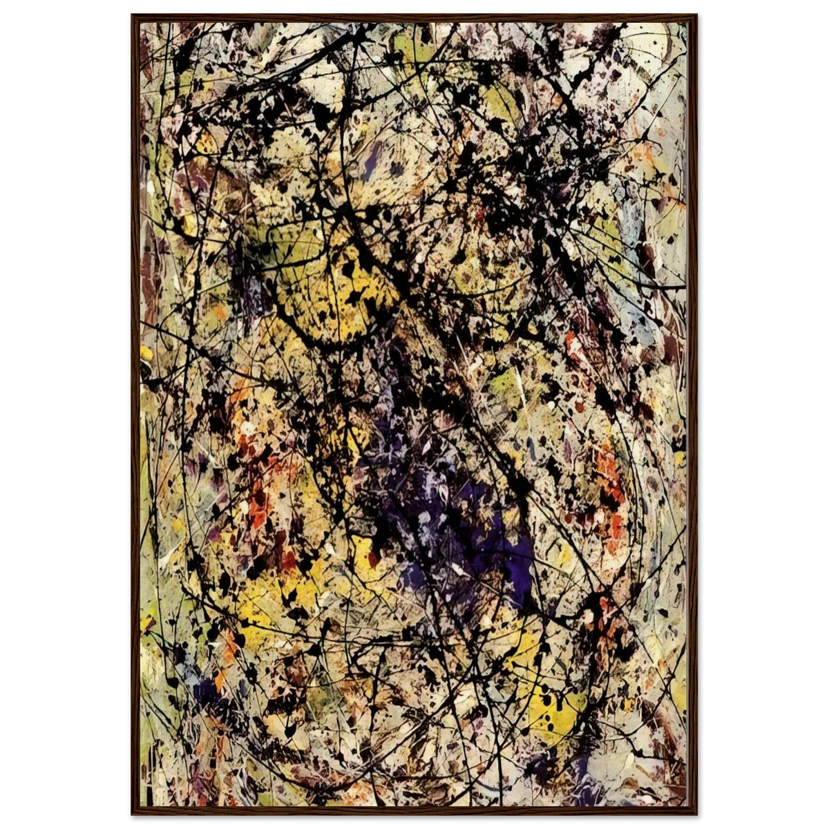 REFLECTIONS OF THE BIG DIPPER 1947 Framed Poster | Jackson Pollock Framed Prints Wall Art | Jackson Pollock Store