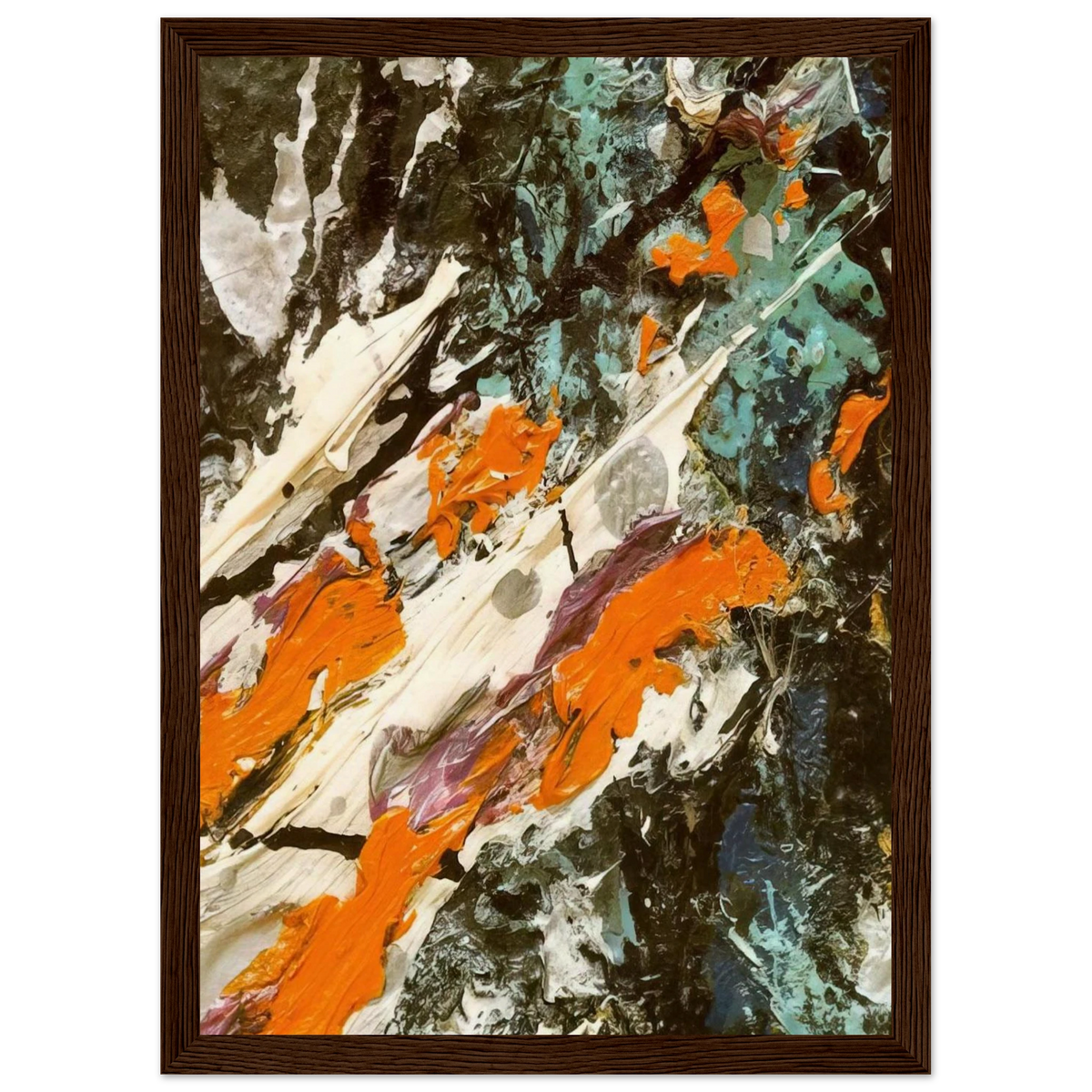FULL FATHOM FIVE Framed Poster | Jackson Pollock Framed Prints Wall Art | Jackson Pollock Store