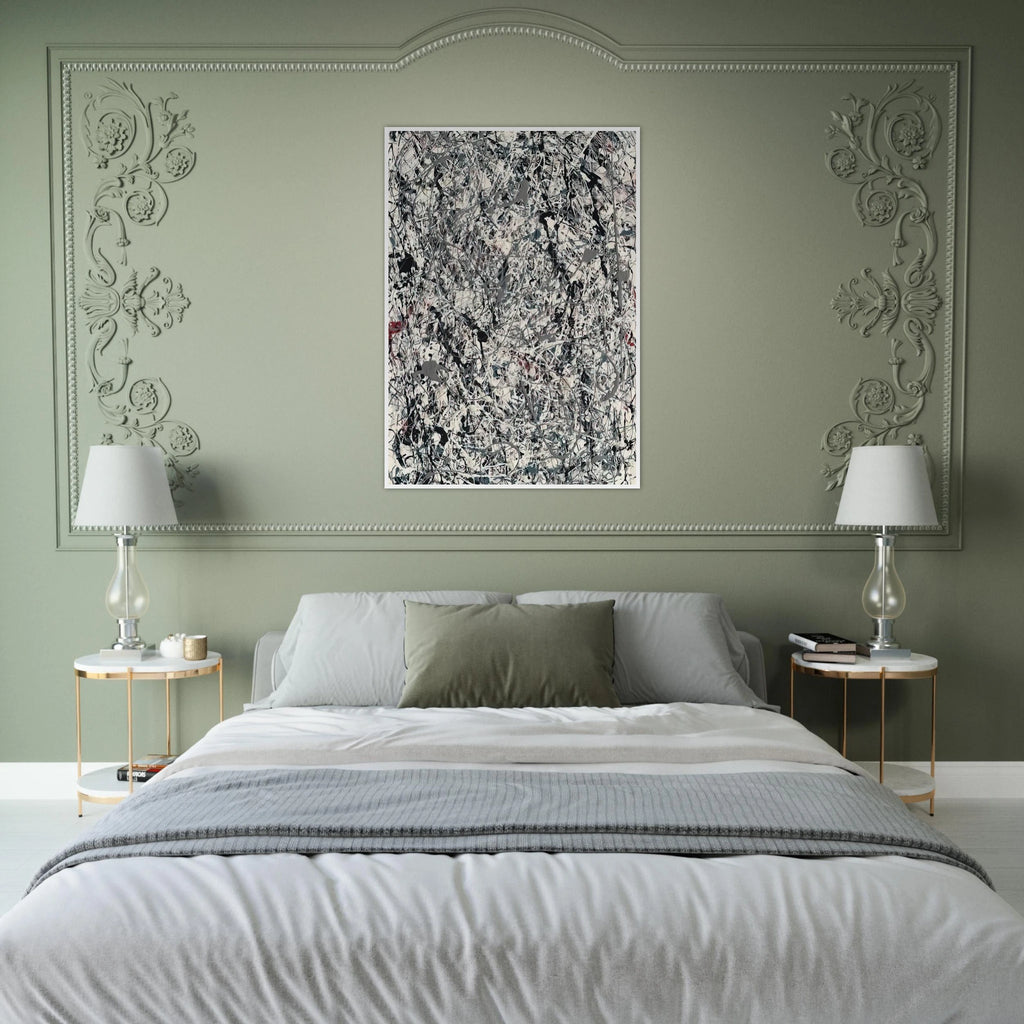 NUMBER 19 1948 Framed Poster | Jackson Pollock Framed Prints Wall Art | Jackson Pollock Store