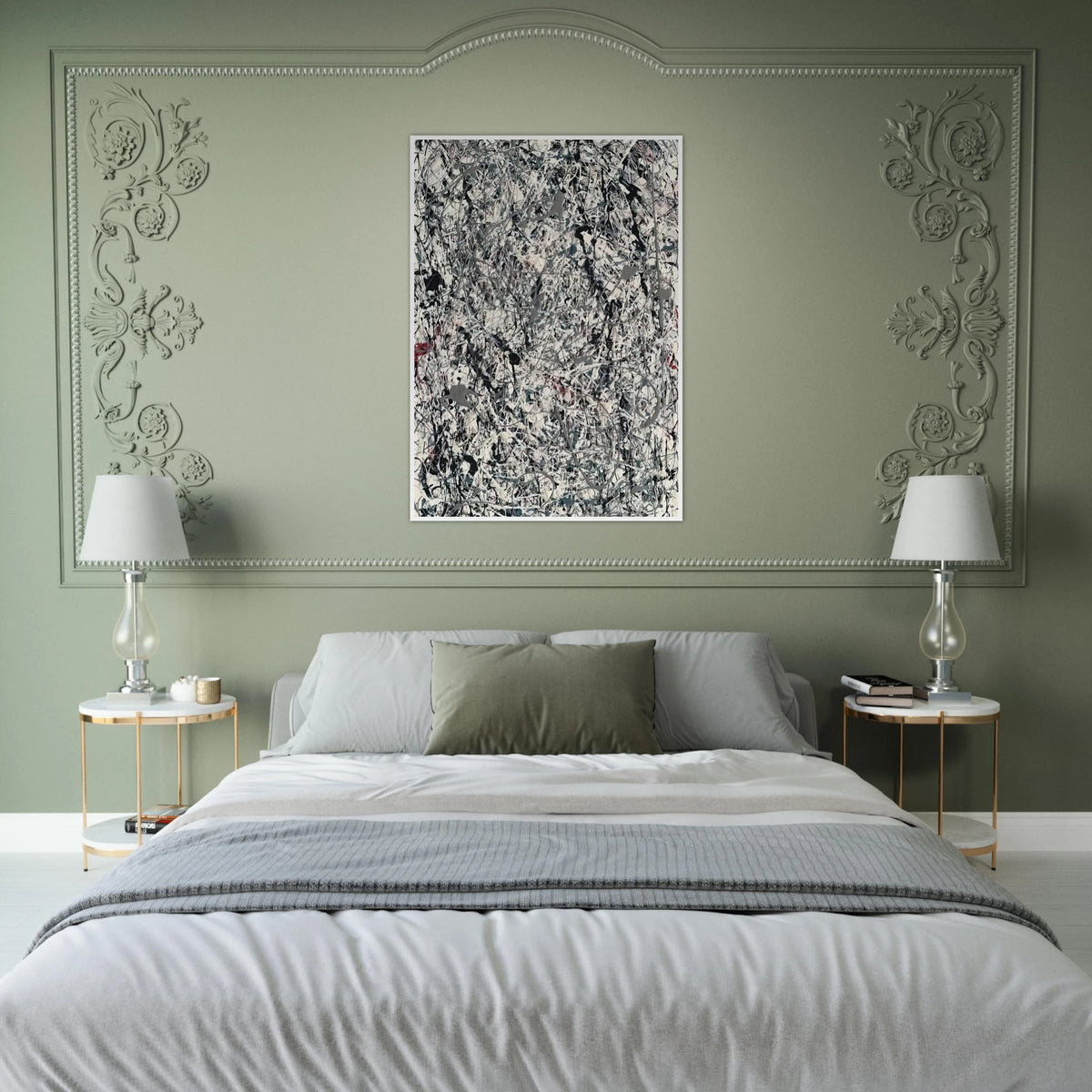 NUMBER 19 1948 Framed Poster | Jackson Pollock Framed Prints Wall Art | Jackson Pollock Store