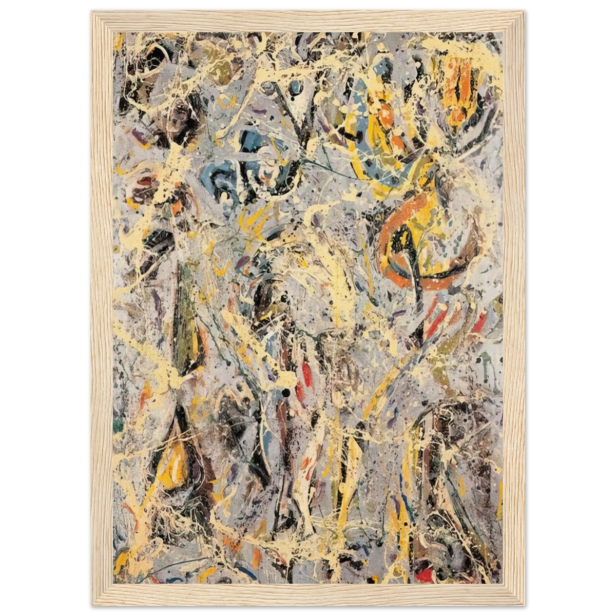 GALAXY 1947 Framed Poster | Jackson Pollock Framed Prints Wall Art | Jackson Pollock Store