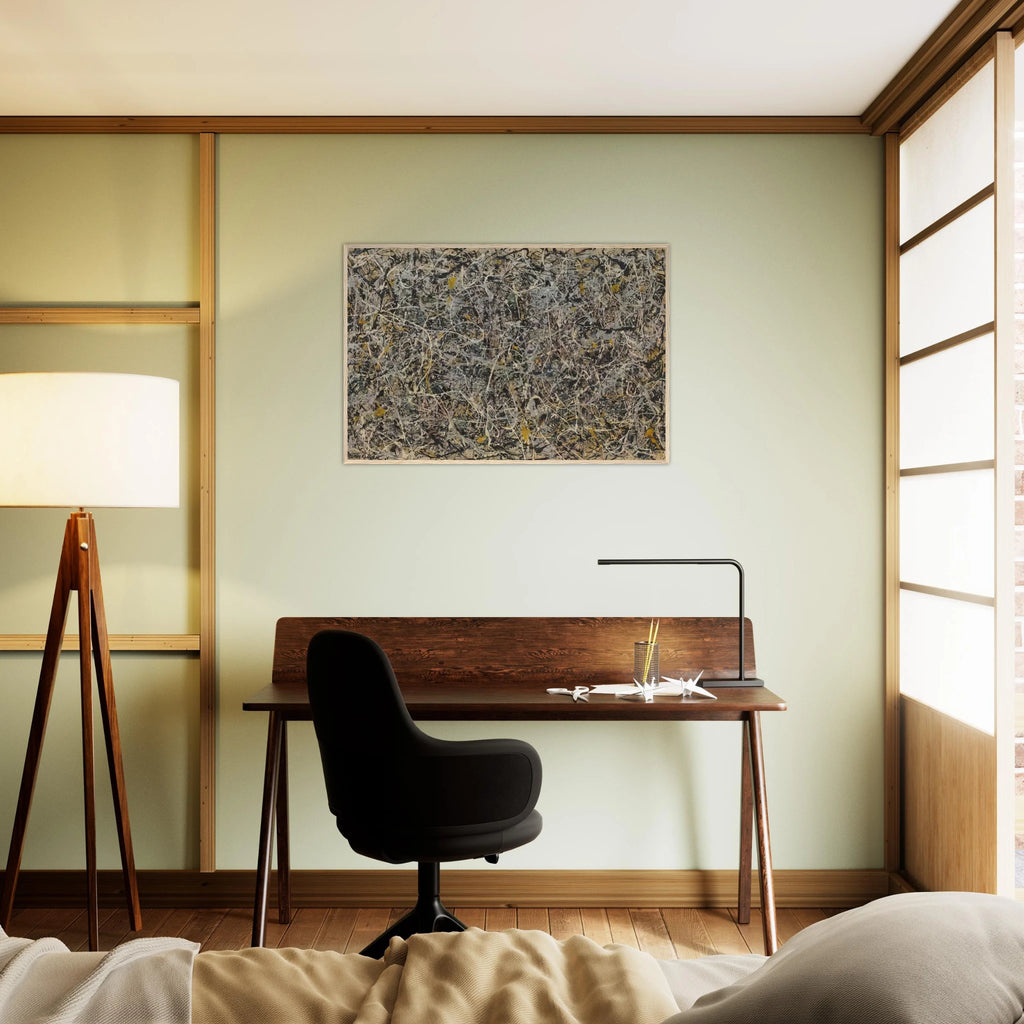 NUMBER 1 Framed Poster | Jackson Pollock Framed Prints Wall Art | Jackson Pollock Store