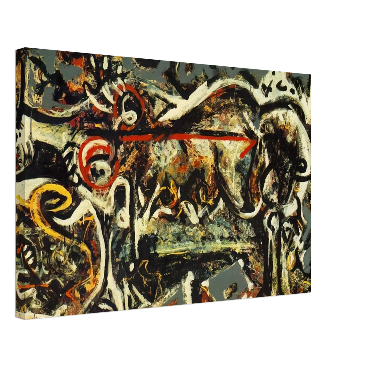 THE SHE WOLF Canvas | Jackson Pollock Canvas | Jackson Pollock Store