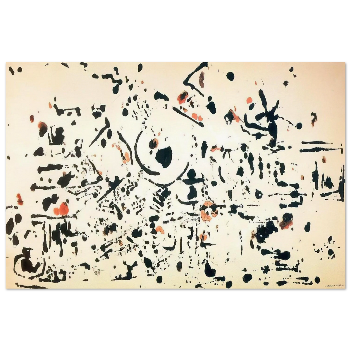 UNTITLED 1951 Poster | Jackson Pollock Poster | Jackson Pollock Store