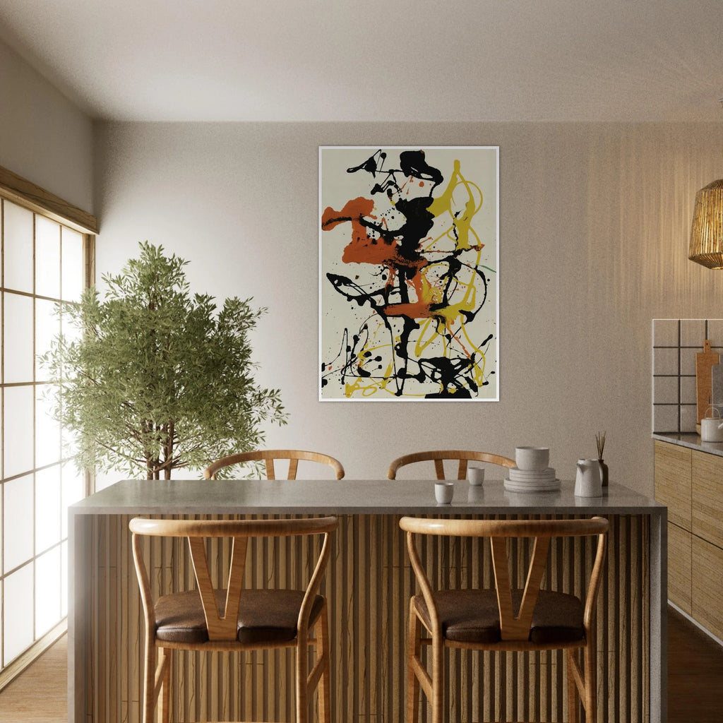 NUMBER 26 1949 Framed Poster | Jackson Pollock Framed Prints Wall Art | Jackson Pollock Store